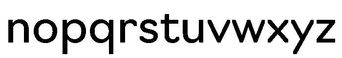 Postea Variable Regular Font LOWERCASE