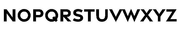Posterama Bold Font UPPERCASE