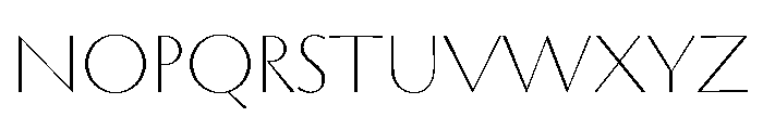 Posterama Light Font UPPERCASE