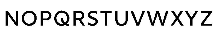 Posterama Medium Font LOWERCASE