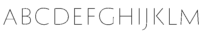 Posterama Regular Font UPPERCASE
