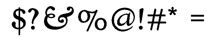 Powell Bold Font OTHER CHARS