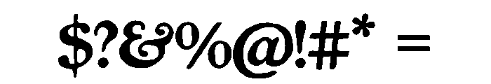 Powell Regular Font OTHER CHARS