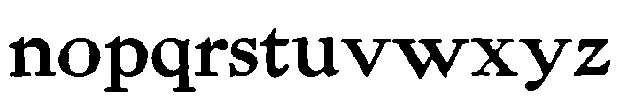 Powell Regular Font LOWERCASE