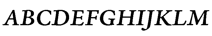 Powell Semibold Italic Font UPPERCASE