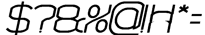 POLYMATH Bold Italic Font OTHER CHARS