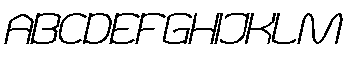 POLYMATH Bold Italic Font UPPERCASE