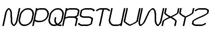 POLYMATH Bold Italic Font UPPERCASE