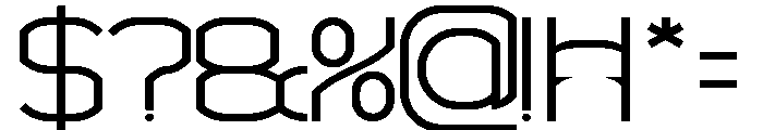 POLYMATH Bold Font OTHER CHARS