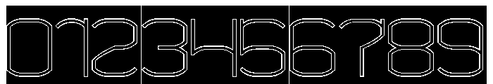 POLYMATH-Hollow-Inverse Font OTHER CHARS