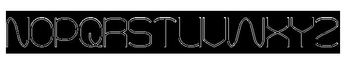 POLYMATH-Hollow-Inverse Font UPPERCASE