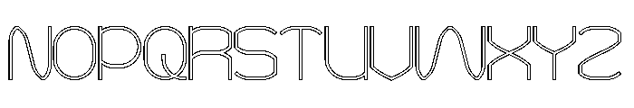 POLYMATH-Hollow Font UPPERCASE