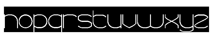 POLYMATH-Inverse Font LOWERCASE