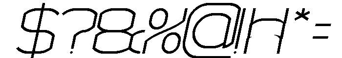 POLYMATH Italic Font OTHER CHARS