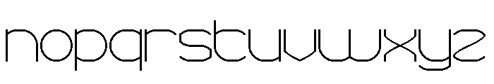 POLYMATH-Light Font LOWERCASE