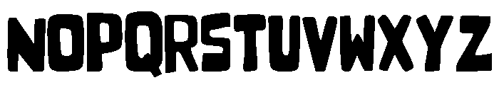 POOPY HandDrawn Font UPPERCASE