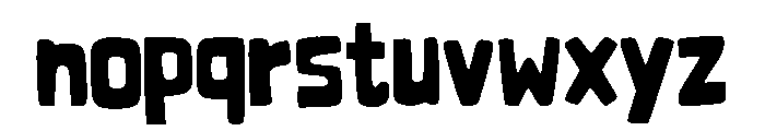 POOPY HandDrawn Font LOWERCASE