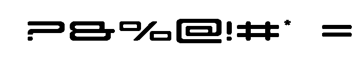 PORTANO Expanded Font OTHER CHARS