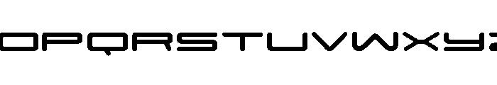 PORTANO Expanded Font LOWERCASE