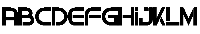 POWERY Regular Font UPPERCASE