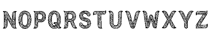 Po Regular Font UPPERCASE