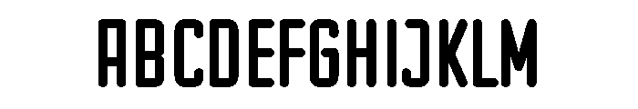 Pobao Font UPPERCASE