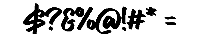 Pocing Font OTHER CHARS