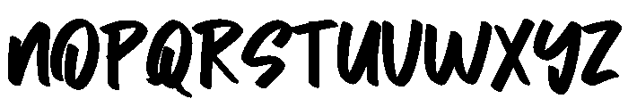 Pocing Font UPPERCASE