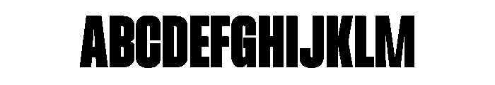 Pocity Regular Font UPPERCASE