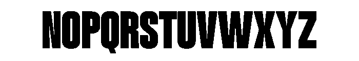 Pocity Regular Font UPPERCASE