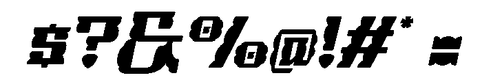 Pockielle Italic Font OTHER CHARS