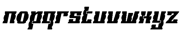 Pockielle Italic Font LOWERCASE