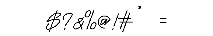 PodluxHarmocast-Regular Font OTHER CHARS