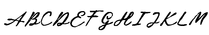 Poetry Therapy Bold Font UPPERCASE