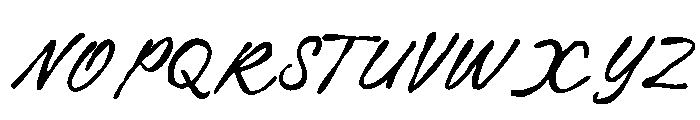 Poetry Therapy Bold Font UPPERCASE