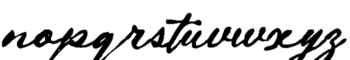 Poetry Therapy Bold Font LOWERCASE