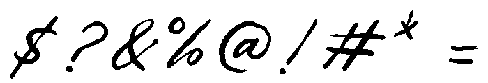 Poetry Therapy Regular Font OTHER CHARS