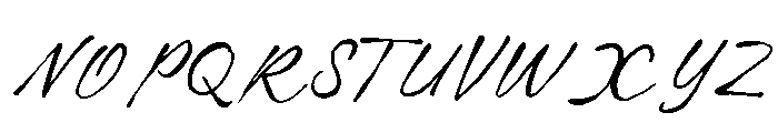 Poetry Therapy Regular Font UPPERCASE