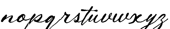Poetry Therapy Regular Font LOWERCASE