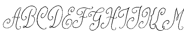 Poetry Velvet Italic Font UPPERCASE