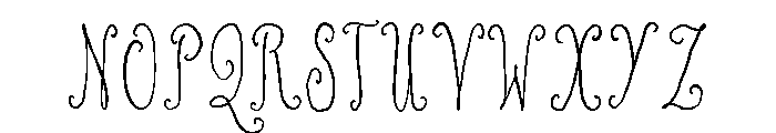 Poetry Velvet Regular Font LOWERCASE
