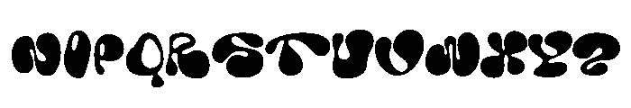 Pofflepop Font LOWERCASE