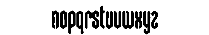 Pogex Font LOWERCASE