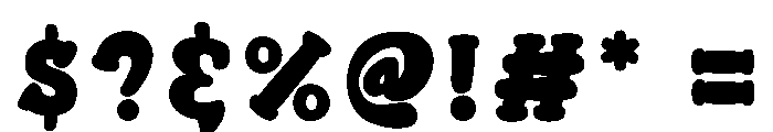 Pogo Puff Font OTHER CHARS