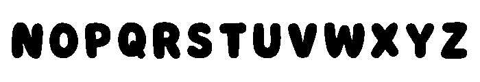 Pogo Puff Font LOWERCASE