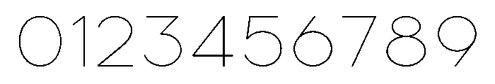Pogonia Thin Font OTHER CHARS