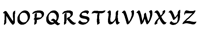 Poin Regular Font UPPERCASE