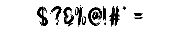 Point Display Font OTHER CHARS