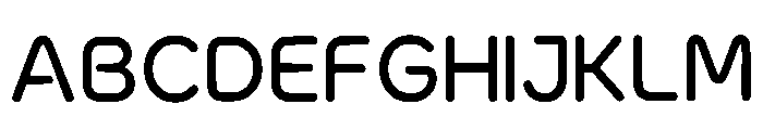 Point Regular Font UPPERCASE