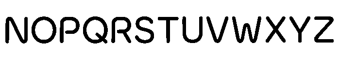 Point Regular Font UPPERCASE